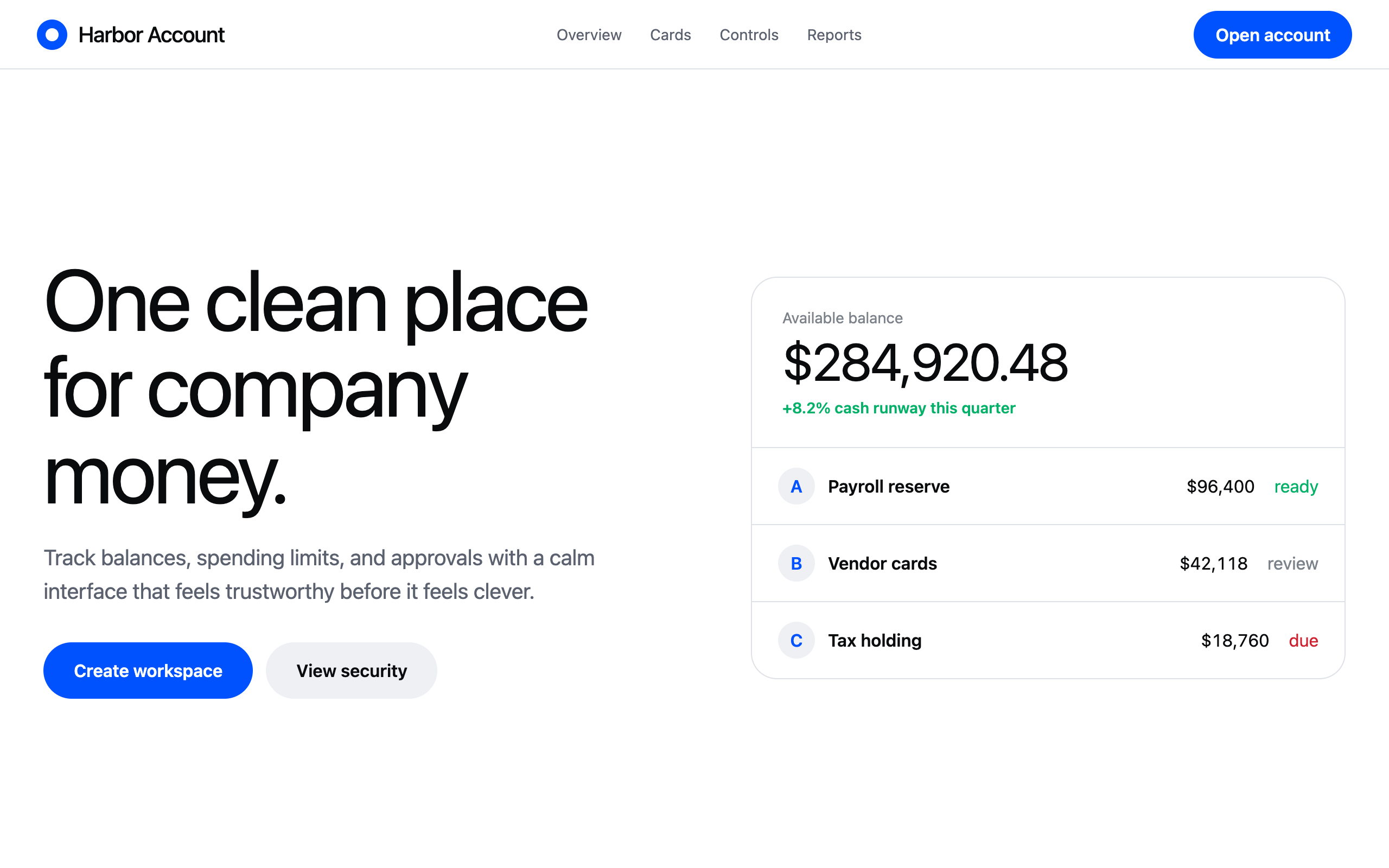 Coinbase 模板示例截图