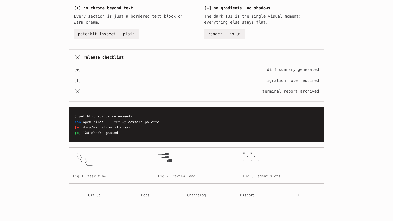 OpenCode 设计模板生成的网站第二屏截图